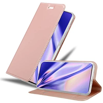 Immagine di Cadorabo Custodia Libro per Samsung Galaxy S20 in CLASSY ORO ROSA con Vani di Carte, Funzione Stand e Chiusura Magnetica Portafoglio Cover Case Wallet Book Etui Protezione