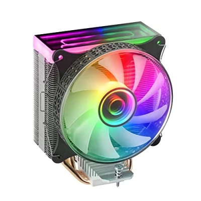 Immagine di Mars Gaming MCPU VR, Dissipatore CPU, Doppio Infinity Mirror ARGB, 4 Heatpipes HCT, TDP 180W, Ventola Ultra silenziosa PWM 120mm, Nero