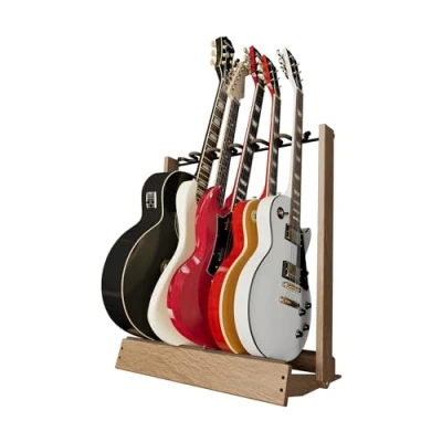 Immagine di String Swing Supporto per 6 chitarre elettriche o basso, 3 acustiche casa studio (CC34)