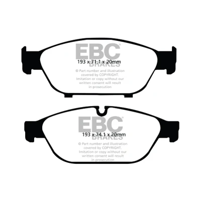 Immagine di Set di pastiglie freno, freno a disco EBC DP42086R
