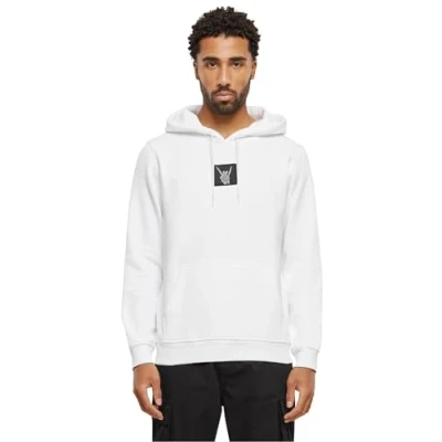 Immagine di Mister Tee Skelett Patch Felpa con cappuccio, Uomo, Taglia: Medium, White