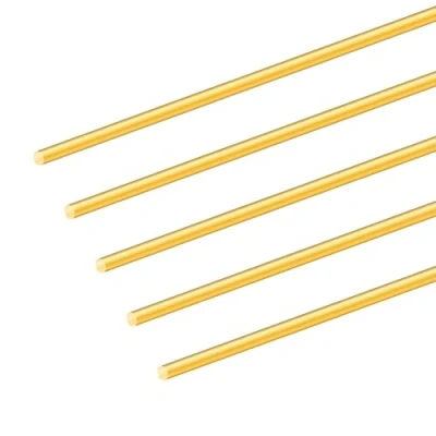 Immagine di iMeistek 5 barre in ottone da 4 mm, lunghezza 200 massiccio, per matite RC, modelli fai te