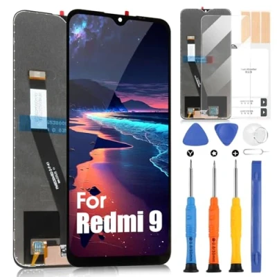 Immagine di LCD Schermo per Xiaomi Redmi 9 M2004J19G M2004J19C Sostituzione dello Prime M2004J19PI Display Touch Screen Assembly con Riparazione Kit (Non MI 9)
