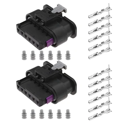 Immagine di eMagTech 2 x 6 pin auto fanale posteriore connettore 61132359993 compatibile con BMW 1 3 4 serie F20 F21 F22 F23 F28 M2 F30 F31 F32 F33 F36 elettrico