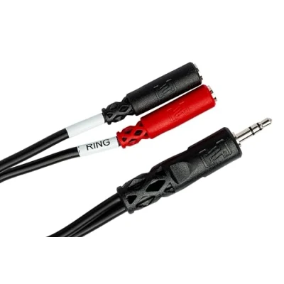 Immagine di Hosa YMM 261, Stereo Breakout, 3.5 mm TRS to Dual TSF