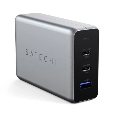 Immagine di Satechi Adattatore Compact USB C 100W Space gray ST TC100GM EU