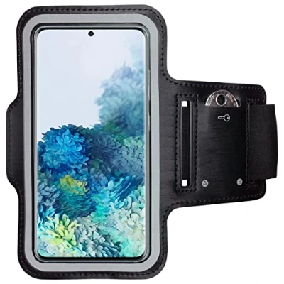 Immagine di CoverKingz Porta cellulare da corsa per Samsung Galaxy A53 5G telefono con tasca portach Portacellulare correre Fascia braccio smartphone Nera