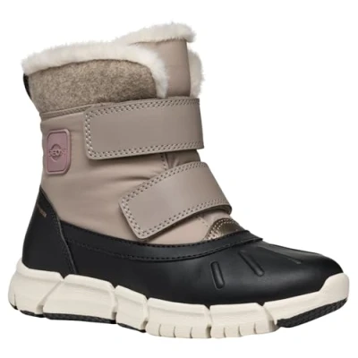 Immagine di Geox J FLEXYPER Girl B AB, Scarpone da Neve, Dk Beige/Black, 38 EU