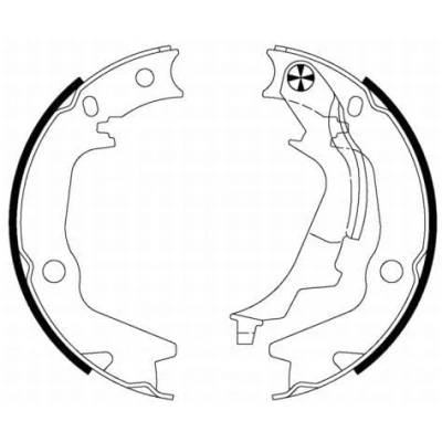 Immagine di HELLA 8DA 355 050 261 freno di Stazionamento con leva a mano HYUNDAI: i20 I Hatchback