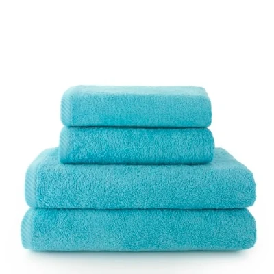 Immagine di Top Towel Set di 2 asciugamani e teli da bagno o doccia 100% cotone 400 g/m2