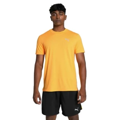 Immagine di Puma RUN Cloudspun Tshirt sport, Uomo, Taglia: Large, Sun stream