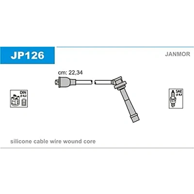 Immagine di JANMOR JP126 Kit Cavi Accensione SUZUKI: Jimny SUV, Grand Vitara 1 Wagon R+ II Hatchback