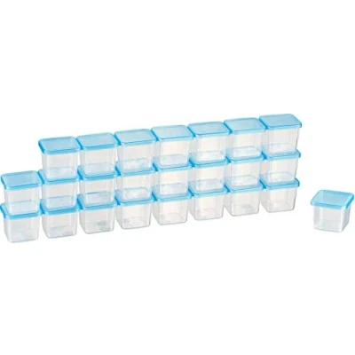 Immagine di MiraHome Mini Contenitore da Freezer Rettangolare 3,5x3,5x3,3 cm (0,03l (24 Pz))