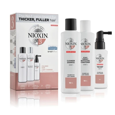 Immagine di Nioxin Kit 1/2/3/4/5 e 6 Trattamento per Infoltimento dei Capelli Riduce la Caduta Sistema 4 Colourati Assottigliati 40 150 ml