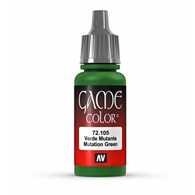Immagine di Vallejo 72105 Colore Acrilico In Formula Opaca E Coprente A Base D&#039;acqua, Verde (Mutation Green), 17 ml, 1 Pezzo