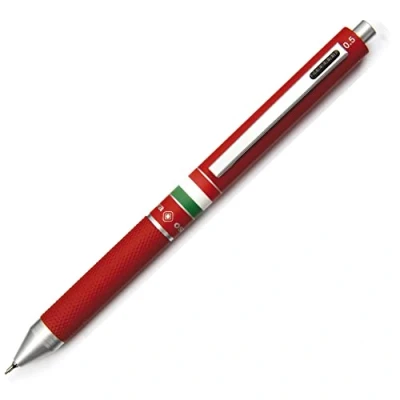 Immagine di OSAMA, Quadra Penna a Sfera con Portamine, Punta 0,8 mm + Mina 0,5 mm, Ideale per Cartoleria e Cancelleria Scuola, Ufficio Università Multicolore Inchiostro Nero, Blu Rosso