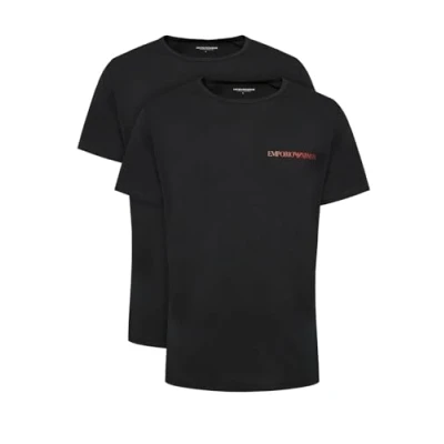 Immagine di Emporio Armani 2ER PACK Tshirt basic, Uomo, Taglia: Small, Schwarz