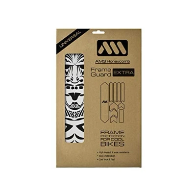 Immagine di High Impact Frame Guard XL Protezione del Telaio Proteggi la Tua Bici dai Graffi Unisex Adulto, Trasparente (Argento/Maori),
