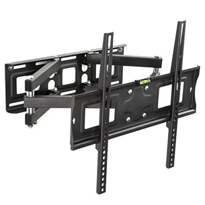 Immagine di TecTake Supporto universale staffa parete muro TV LCD TFT LED inclinabile e girevole Vesa 50X50 fino 400X400 portata massima: 100kg 26 55&quot; distanza dalla 8 52 cmcm