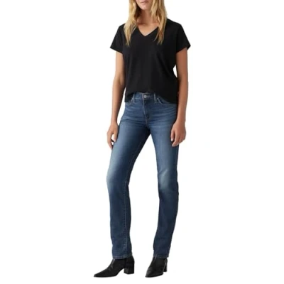 Immagine di Levi&#039;s 314 Shaping Straight, Jeans Donna, Cool Agenda, 26W / 30L