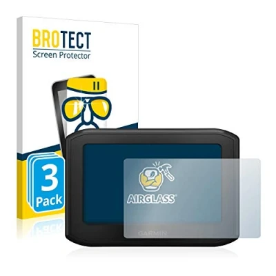 Immagine di brotect Pellicola Protettiva Vetro per Garmin zumo 396 LMT S Protezione Schermo (3 Pezzi) [Durezza Estrema 9H, Chiaro]