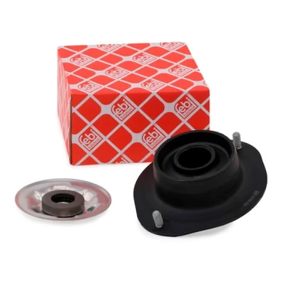 Immagine di FEBI BILSTEIN 12676 Supporto ammortizzatore a molla Assale anteriore con cuscinetto sfere Gomma OPEL: Astra F CC, G Caravan, Caravan
