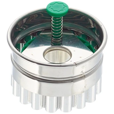 Immagine di Staedter Linzer Stampo per Biscotti a Forma di Cuore, in Acciaio Inox, Multicolore, 30 x 4,8 cm