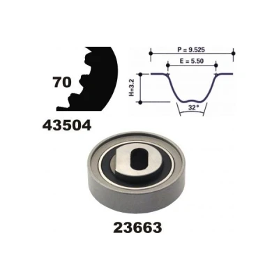Immagine di MAPCO 23504 Kit cinghia di distribuzione 70 HONDA: Prelude 4, V, ACCORD 5 Aerodeck