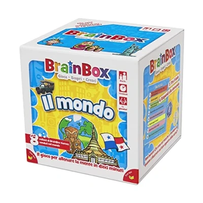 Immagine di Asmodee BrainBox: Il Mondo Gioco per Imparare e Allenare la Mente, 1+ Giocatori, 8+ Anni, Edizione in Italiano