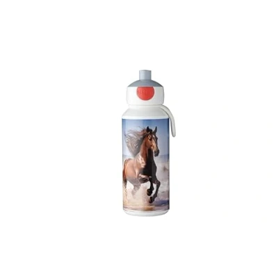 Immagine di Mepal Borraccia Pop up Campus Ermetica per la Scuola Priva di BPA e Lavabile in Lavastoviglie 400 ml Wild Horse