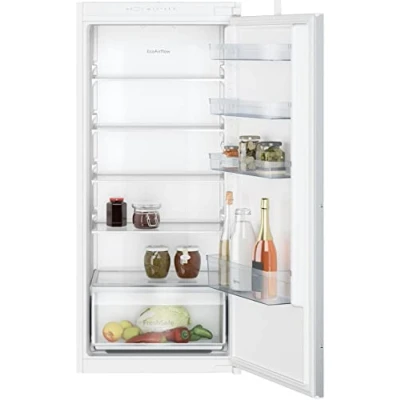 Immagine di Neff KI1411SE0 frigorifero da incasso N30, integrato senza congelatore, 122,5 x 56 cm, raffreddamento 204L, cerniera a traino, freshSafe, illuminazione LED, EcoAirflow, ripiani in