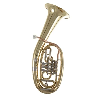Immagine di Roy Benson Corno tenore in Sib TH 201 (modello compatto premium, con campana ottone Ø 24 cm, leadpipe durevole dorato, slide alpacca, inclusa custodia leggera sagomata)