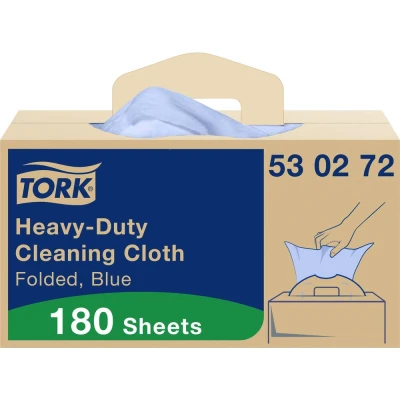 Immagine di panni per la pulizia extra resistenti blu W7, 1 x 180 TORK 530272 Numero: pz.