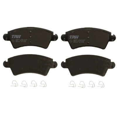 Immagine di TRW COTEC GDB1501 Kit pastiglie freno Non predisposto per contatto segnalazione usura con accessori PEUGEOT: 206 Hatchback