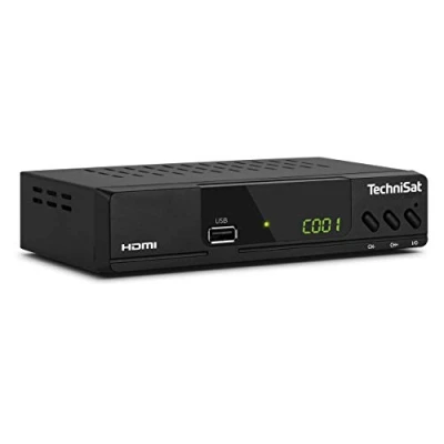 Immagine di TechniSat HD C 232 Ricevitore per televisione via cavo digitale (HDTV, DVB C, HDMI, SCART, USB 2.0, RF in, out, EPG, telecomando) nero