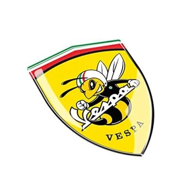 Immagine di AYBAL Custodia for Adesivi in Italia Moto 3D Piaggio Vespa GTS GTV LX LXV Sprint (Color : Yellow)