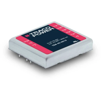 Immagine di TracoPower TEN 40 2412 Convertitore DC/DC da circuito stampato 24 V/DC 12 3.3 A W Num. uscite: 1 x Contenuto pz.
