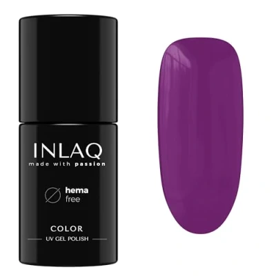 Immagine di INLAQ® HEMA Free Smalto Gel per Unghie UV Colori Diversi Tonalità Pastello Collezione Crazy Rainbow Semipermanente Colore Tawny Port 6 ml