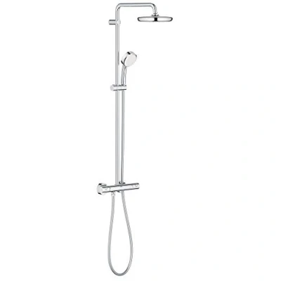 Immagine di GROHE Sistema 210 con Miscelatore Termostatico Doccia Tempesta, Cromo 27922001