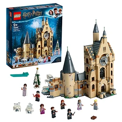 Immagine di LEGO Harry Potter La Torre dell&#039;Orologio di Hogwarts, Castello Giocattolo Compatibile con Il set Sala Grande e Platano Picchiatore, 75948