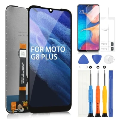 Immagine di ARSSLY Schermo LCD per Motorola Moto G8 Plus XT2019 2 Display 6,3&quot; Digitazer Touch Screen Ricambio Assembly con Strumenti