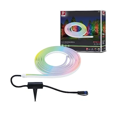 Immagine di Paulmann Out P+S Neon Stripe RGBW 5m IP67 94561 Sistema dilluminazione Plug&amp;Shine 22 W Bianco