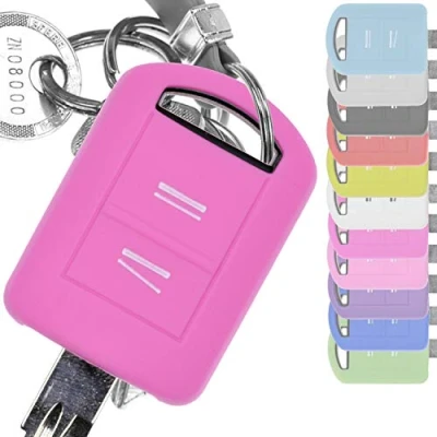 Immagine di Key Soft Case Cover protettiva Chiave per auto Opel Combo C Corsa Meriva A Tigra TwinTop/Colore: rosa