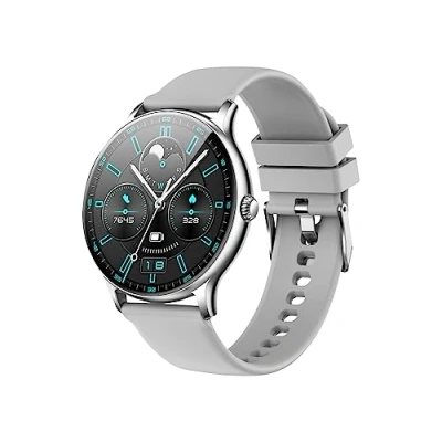 Immagine di Trevi T FIT 230 CALL Orologio Smart con Funzione Chiamata Bluetooth, Controllo Allenamento Fisico e Stato Benessere, Monitoraggio del Sonno, Grande Display Full Touch, Silver