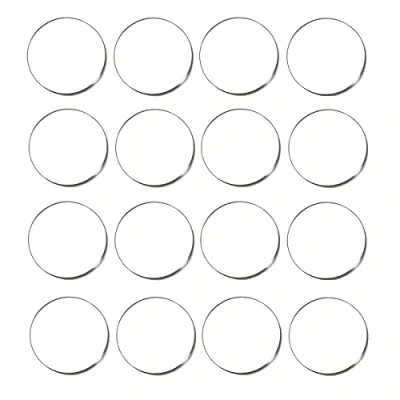Immagine di SyiXute 16 Pezzi Foglio Acrilico Trasparente,0,11 Pollici Spessore Rotondo Disco Acrilici,Circolare Pannello per Segno di Progetto Artigianale Fai da Te (3 Pollici)