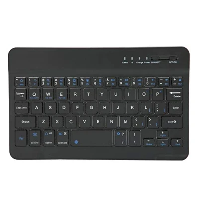 Immagine di Kuuleyn Tastiera Bluetooth, Wireless, Portatile, Mini Tastiera, Bluetooth Wireless Sottile e Leggera Adatta per Android iOS Win Nero