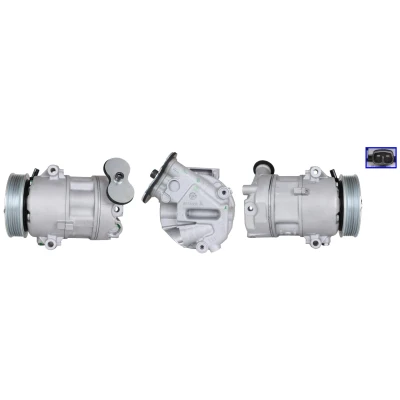 Immagine di LUCAS ACP01126 Compressore Aria Condizionata PAG 46 YF R134a, R1234yf con guarnizioni FIAT: Tipo Station Wagon, 500L, Hatchback