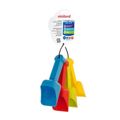 Immagine di Miniland Miniland29017 Set di cucchiai Assortiti, 4 Pezzi, Multicolore