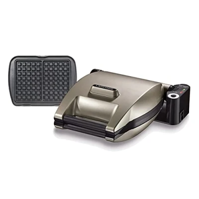Immagine di Lagrange 019122 Premium Piastra per waffle, Taupe metallizzato