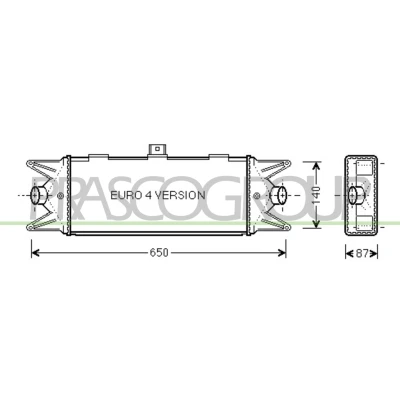 Immagine di PRASCO FT926N001 Intercooler IVECO: DAILY 3 Kasten/Kombi, 4